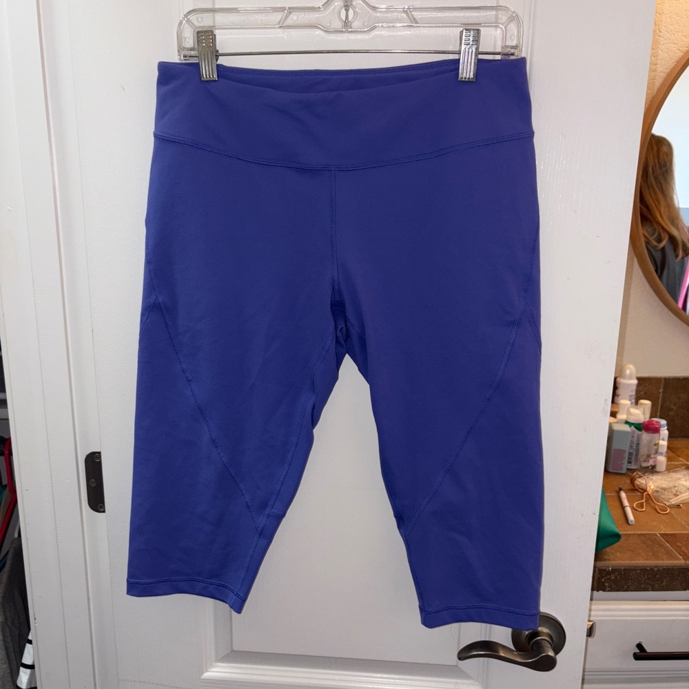 Zella blue capri leggings